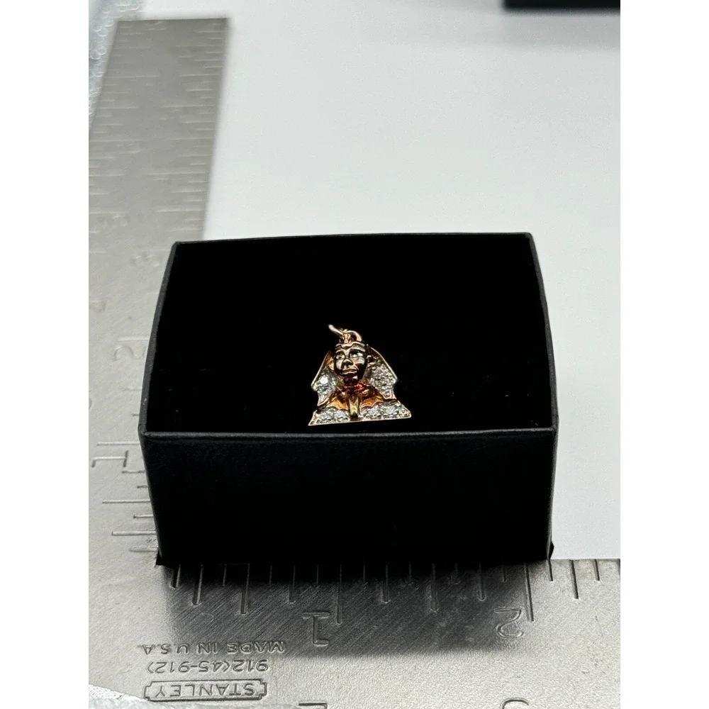 Victoria Wieck‎ MEDA Sterling Silver Gold Tone Sphinx Charm